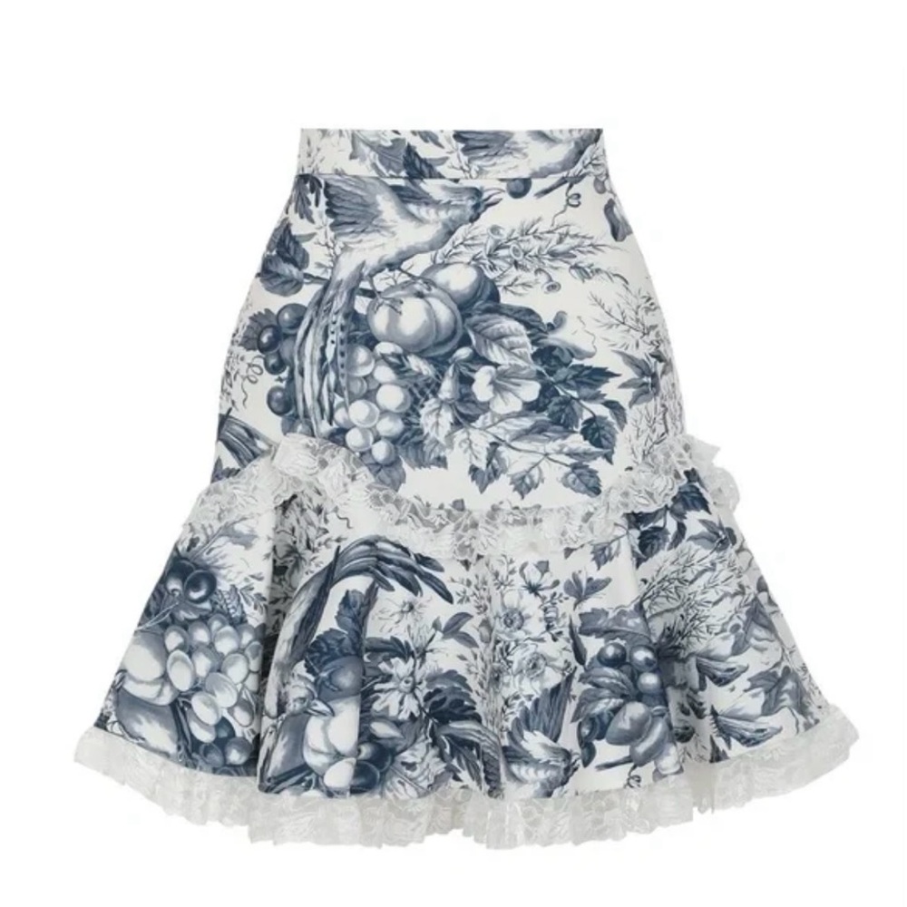 Selkie Boleyn Skirt in Blue Louie Toile - size S - NWT